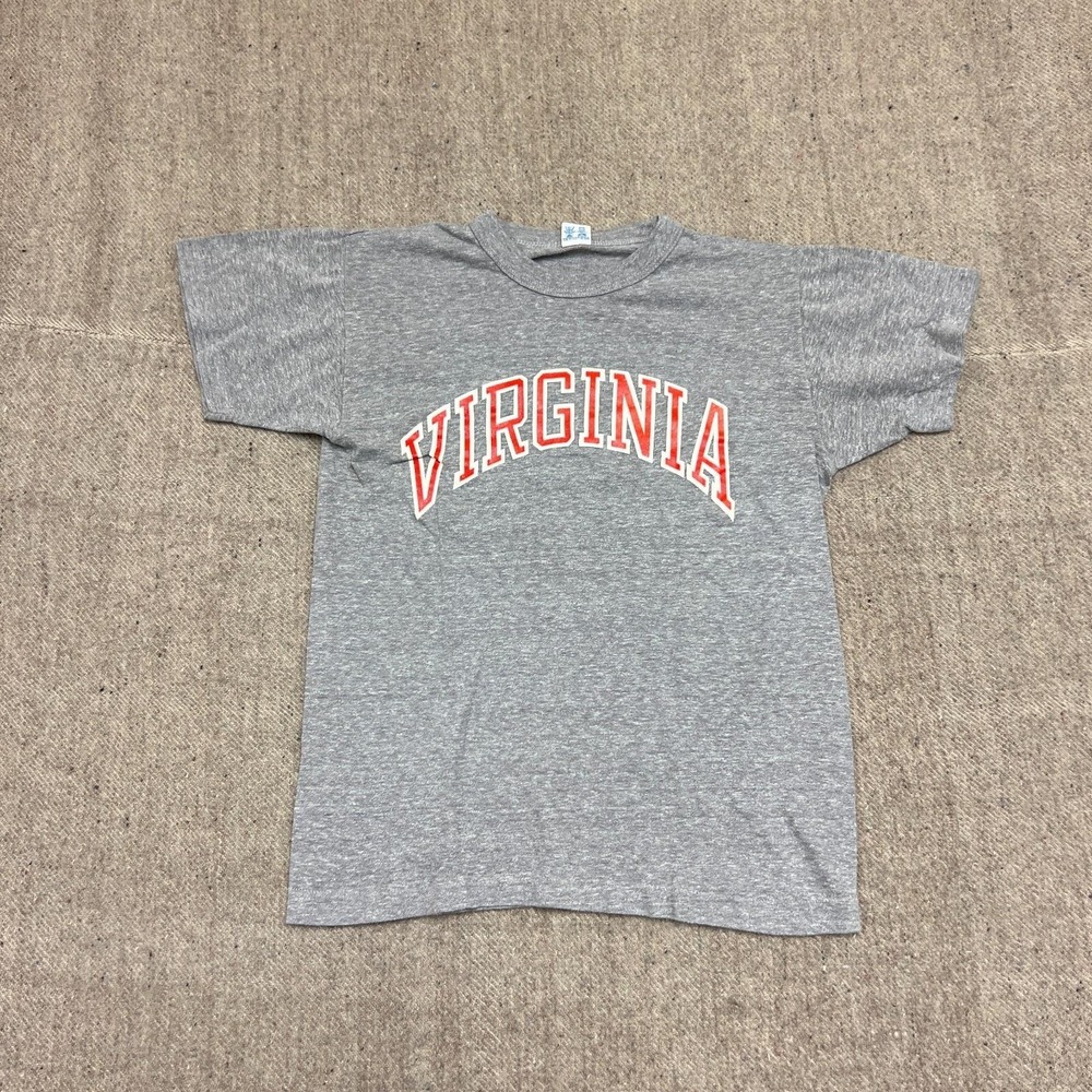 Vintage Virginia Shirt Mens Medium Gray 1980s Champion
